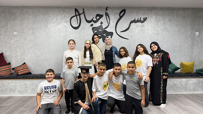 اختيار مدرسة أجيال لإستضافة طاقم ارشاد اللغة العربية - لواء المركز 